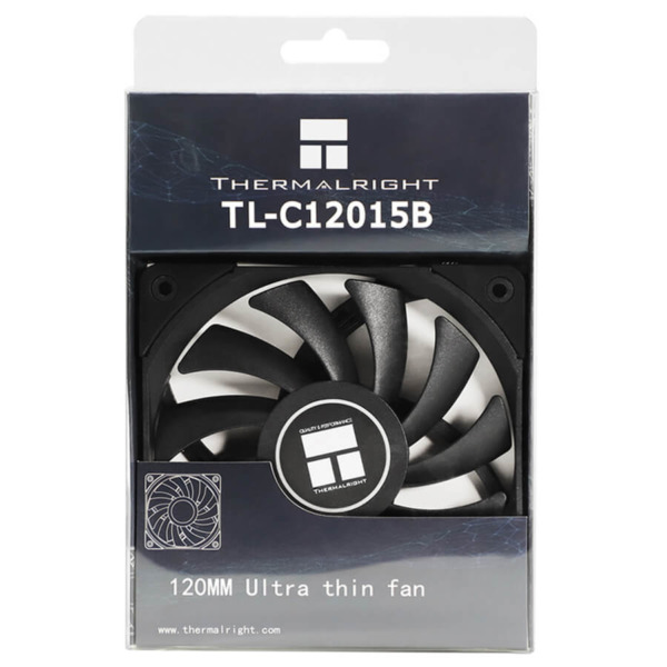Thermalright TL-C12015B Black - 12CM Slim Fan Case