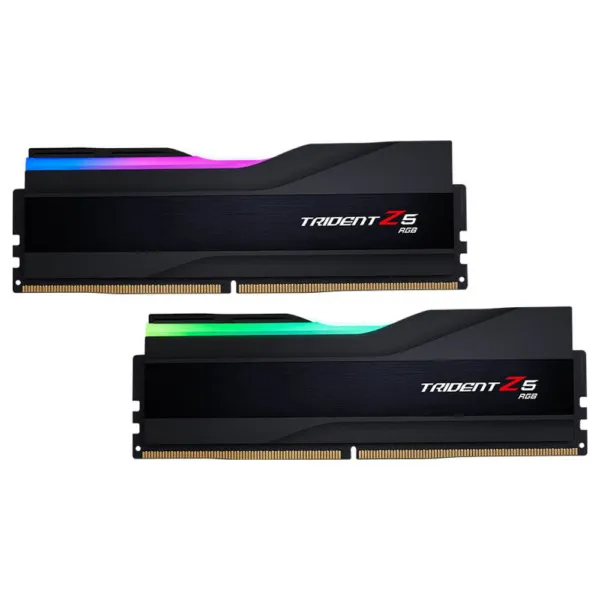 GSkill Trident Z5 RGB Black - 32GB (2x16GB) DDR5 - Bus 6000MHz Cas 40 ( F5-6000J4040F16GX2-TZ5RK )