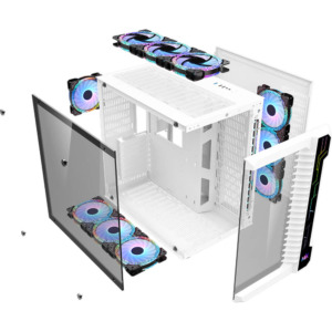 MIK LV07 – White – Mid Tower Case H5 MIK LV07 - White - Mid Tower Case