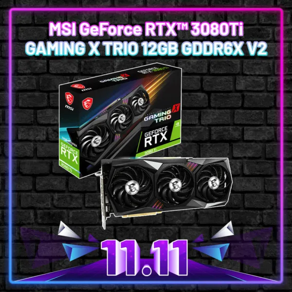 MSI GeForce RTX™ 3080Ti GAMING X TRIO 12GB GDDR6X V2