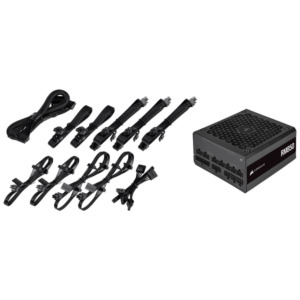 Corsair RM Series™ RM850 Black 2021 H5 Corsair RM Series™ RM850 Black (2021) - 850 Watt - 80 PLUS Gold - Fully Modular