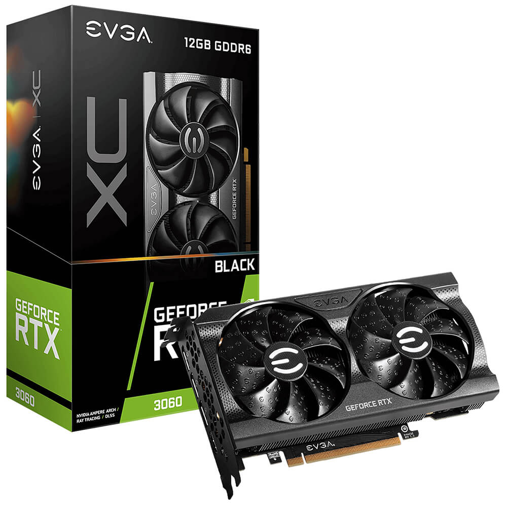 EVGA GeForce RTX™ 3060 XC BLACK GAMING 12GB GDDR6 V2 Giá tốt 11/2025  Trả Góp 0%