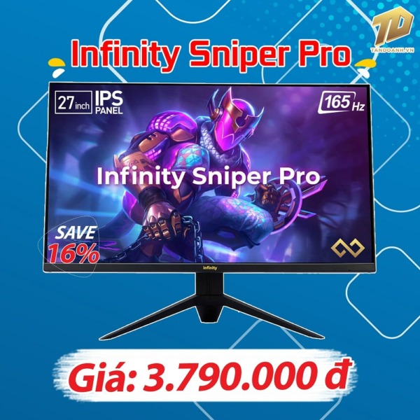 Infinity Sniper Pro – 27 inch FHD Fast IPS / 165Hz / HDR / AMD Freesync / Gsync / Chuyên Game