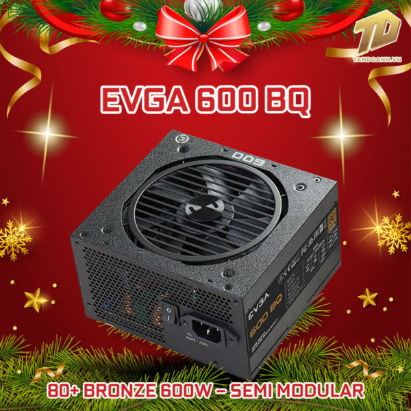 EVGA 600 BQ – 80+ BRONZE 600W – Semi Modular