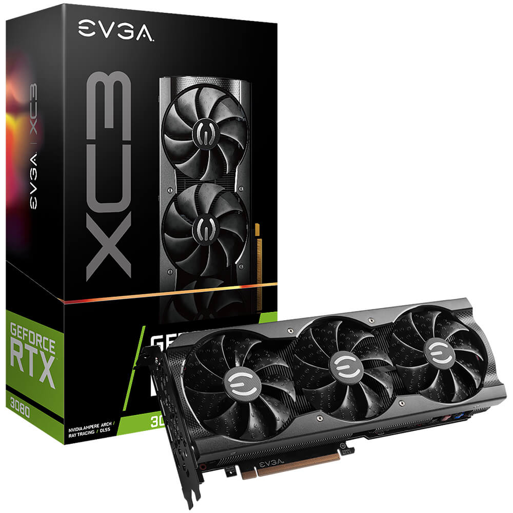 Graphics Card 3080 Xc Black Xc3 Black Gaming Evga Xc3 Geforce Rtx