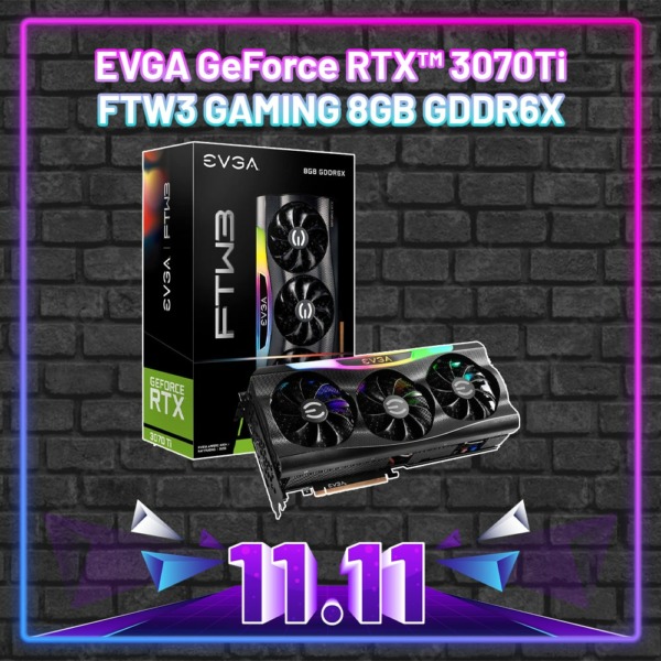 EVGA GeForce RTX™ 3070Ti FTW3 GAMING – 8GB GDDR6X
