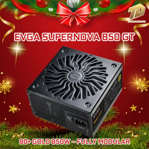 EVGA SuperNOVA 850 GT - 80+ GOLD 850W - Fully Modular - Eco Mode - 100% Japan Capacitors
