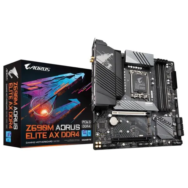 Gigabyte Z690M AORUS ELITE AX DDR4 (Rev 1.x) - Socket 1700