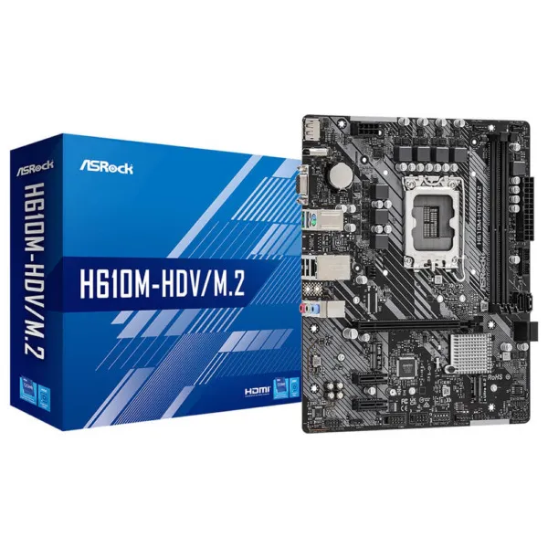 ASRock H610M-HDV/M.2 DDR4 - Socket 1700