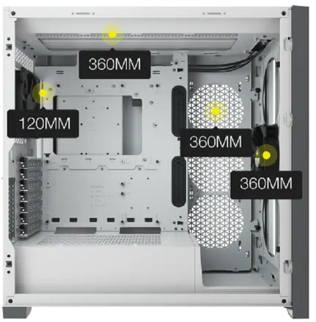Corsair 5000D AIRFLOW Tempered Glass Mid-Tower ATX Case - Black Corsair 5000D AIRFLOW Tempered Glass Mid-Tower ATX Case - Black