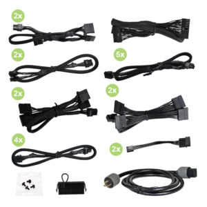 EVGA SuperNOVA 1600 P 80 PLATINUM 1600W Fully Modular H6 EVGA SuperNOVA 1600 P+ - 80+ PLATINUM 1600W - Fully Modular