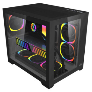 MIK LV12 Black Mid Tower Case H2 MIK LV12 - Black - Mid Tower Case