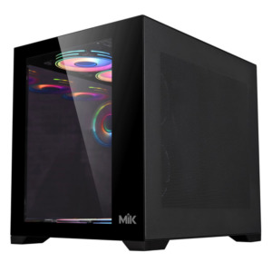 MIK LV12 Black Mid Tower Case H3 MIK LV12 - Black - Mid Tower Case
