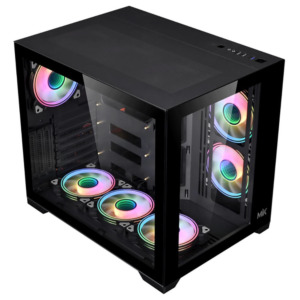 MIK LV12 Black Mid Tower Case H5 MIK LV12 - Black - Mid Tower Case