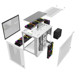 MIK LV12 - White - Mid Tower Case