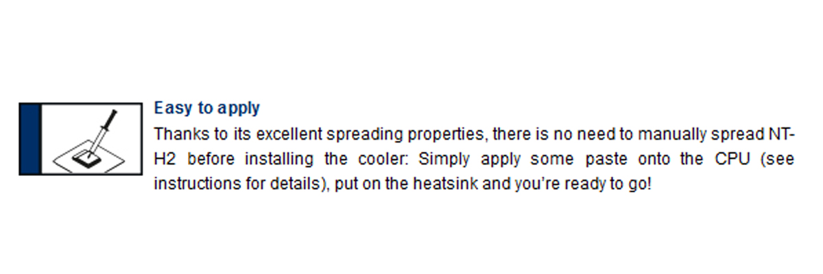 Noctua NT-H2 3.5g - Thermal Paste Noctua NT-H2 3.5g - Thermal Paste