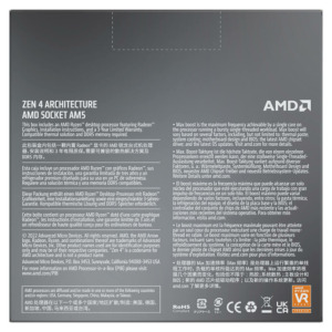 AMD Ryzen 5 7000 H6 AMD Ryzen™ 5 7600X 6C/12T Upto 5.3Ghz (Không Kèm FAN)