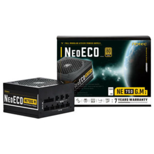 Antec NE750G h7 Antec NeoEco NE750G M - 750W 80 Plus Gold Modular PSU