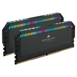 Corsair DOMINATOR® PLATINUM RGB Black - 64GB (2x32GB) DDR5 - Bus 6000MHz Cas 40