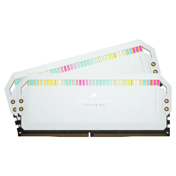 Corsair DOMINATOR® PLATINUM RGB White – 64GB (2x32GB) DDR5 – Bus 5600MHz Cas 40