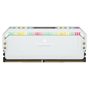 Corsair DOMINATOR PLATINUM RGB WHITE DDR5 H4 Corsair DOMINATOR® PLATINUM RGB White - 64GB (2x32GB) DDR5 - Bus 5600MHz Cas 40