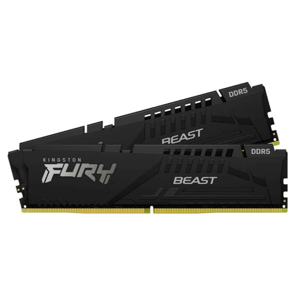 Kingston Fury Beast Black - 32GB (2x16GB) DDR5 - Bus 5600MHz Cas 40