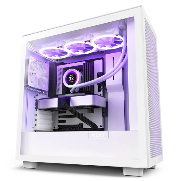 NZXT H7 Flow – White – Mid-Tower Airflow Case