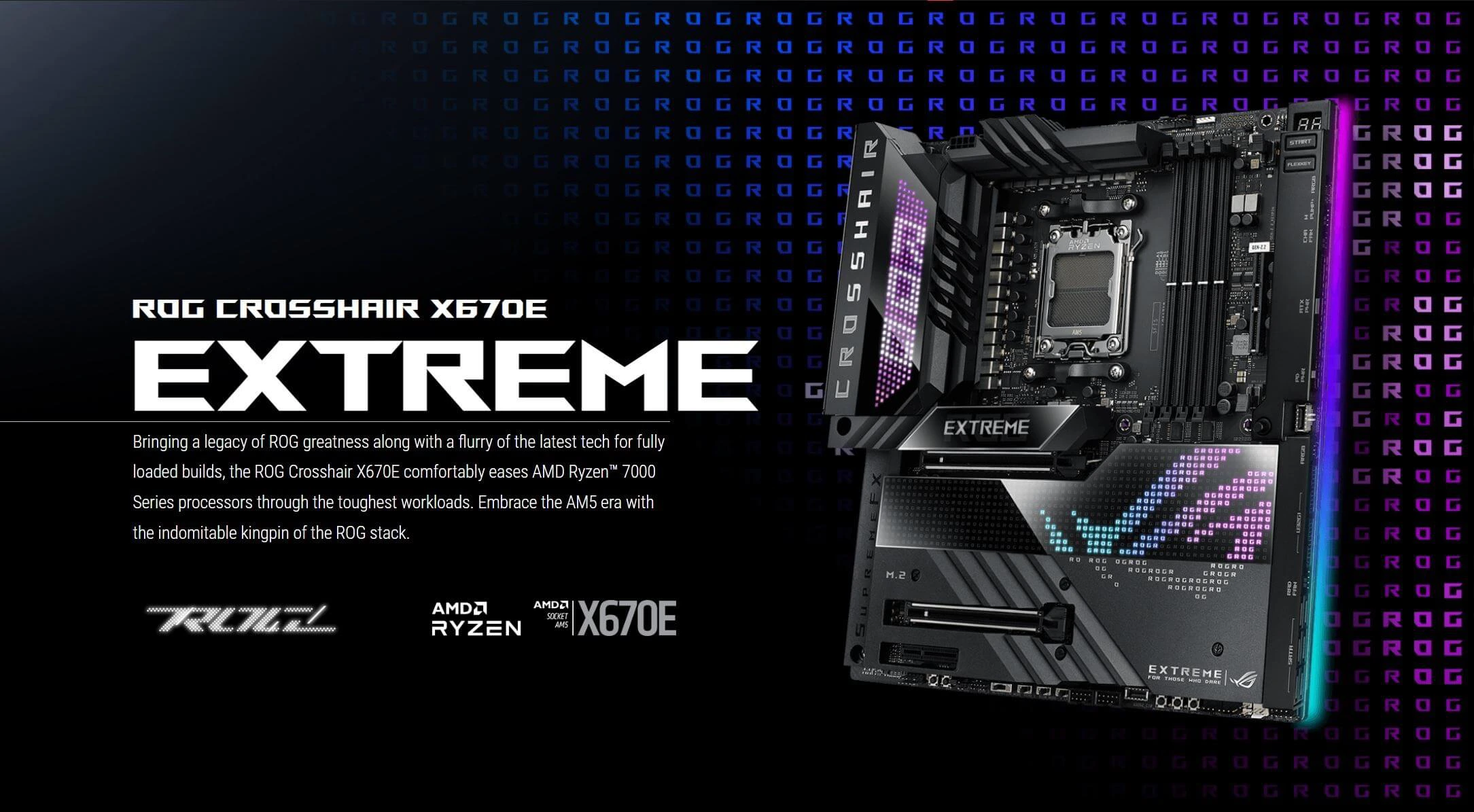 Asus ROG Crosshair X670E Extreme - Socket AM5