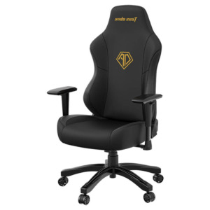 Andaseat Phantom 3 Elegant Black - Premium PVC Leather - Office Gaming Chair