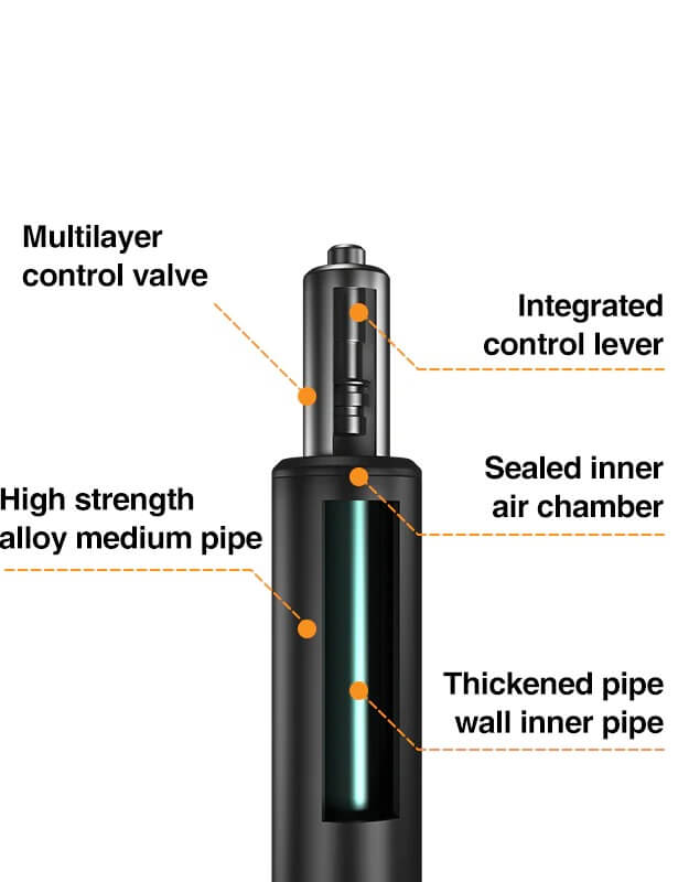 Andaseat Phantom 3 Cloudy White - Premium PVC Leather - Office Gaming Chair