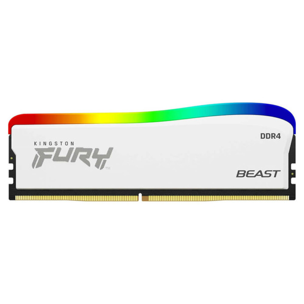 Kingston FURY Beast White RGB Special Edition – 16GB (1x16GB) DDR4 – Bus 3200MHz Cas 16