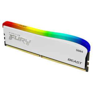 Kingston FURY Beast RGB Special Edition DDR4 h2 Kingston FURY Beast White RGB Special Edition - 16GB (1x16GB) DDR4 - Bus 3200MHz Cas 16