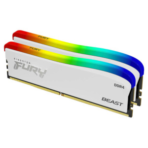 Kingston FURY Beast RGB Special Edition Memory DDR4 Kit Of 2 H2 Kingston FURY Beast White RGB Special Edition - 16GB (2x8GB) DDR4 - Bus 3200MHz Cas 16