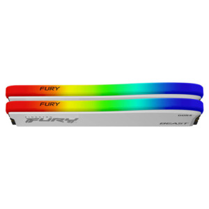 Kingston FURY Beast RGB Special Edition Memory DDR4 Kit Of 2 H3 Kingston FURY Beast White RGB Special Edition - 16GB (2x8GB) DDR4 - Bus 3200MHz Cas 16