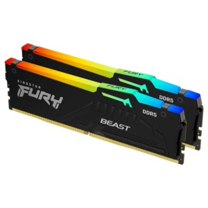Kingston Fury FURY Beast RGB DDR5 H1 Kingston FURY Beast RGB - 16GB (2x8GB) DDR5 - Bus 6000MHz Cas 36