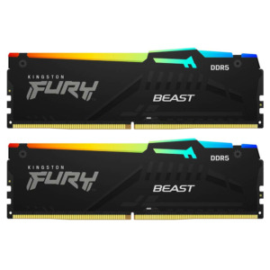 Kingston Fury FURY Beast RGB DDR5 H2 Kingston FURY Beast RGB - 16GB (2x8GB) DDR5 - Bus 6000MHz Cas 36