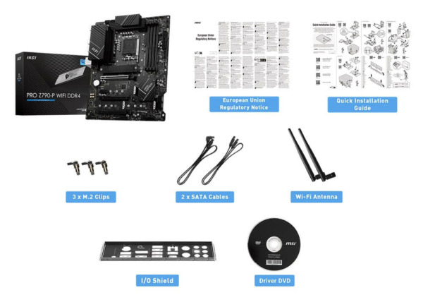 MSI PRO Z790 P WIFI DDR4 accessory MSI PRO Z790-P WIFI DDR4 - Socket 1700