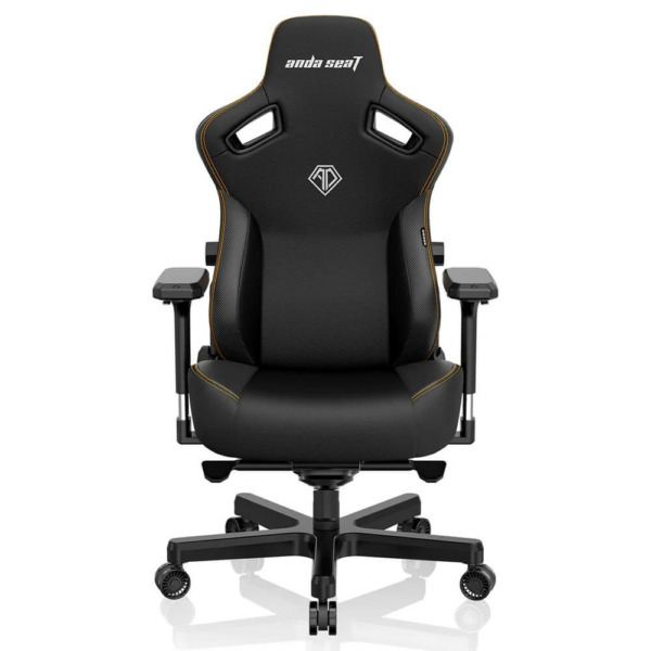 Andaseat Kaiser 3 Elegant Black – Premium PVC Leather – Ultimate Ergonomic Gaming Chair - L