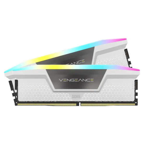 Corsair Vengeance RGB White - 64GB (2x32GB) DDR5 - Bus 5600MHz Cas 40