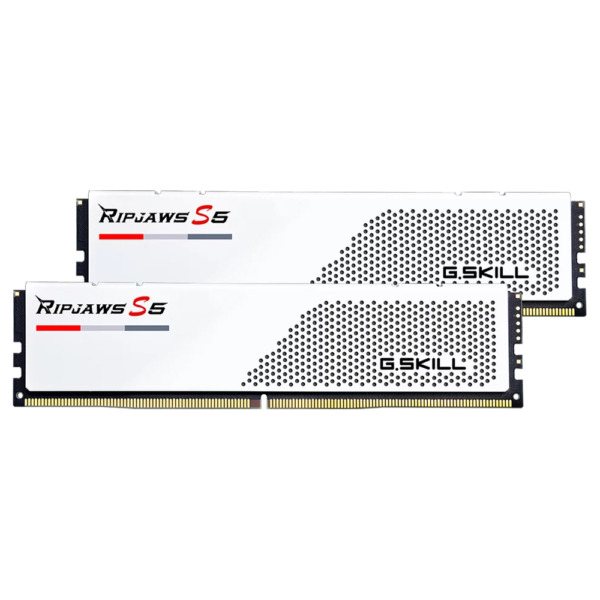 GSkill RipJaws S5 Matte White – 32GB (2x16GB) DDR5 – Bus 5600MHz Cas 36