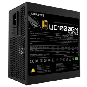 Gigabyte GP-UD1000GM PG5 - 80+ Gold - Full Modular - Support PCIe Gen 5.0 Graphics Card