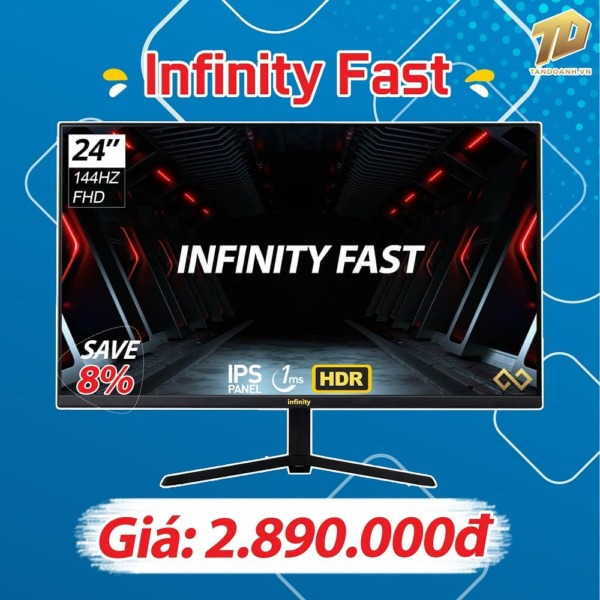 Infinity Fast – 23.8 inch FHD IPS / 144Hz / AMD Freesync / Gsync / Chuyên Game