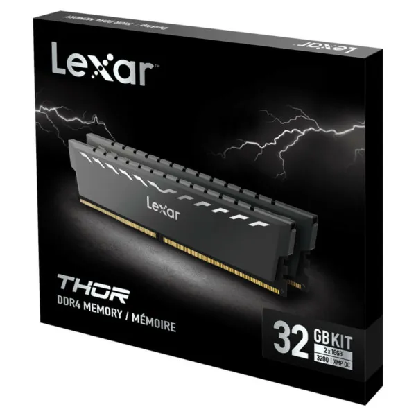 Lexar Thor - 32GB (2x16GB) DDR4 - Bus 3200 MHz Cas 16 - LD4BU016G-R3200GDXG