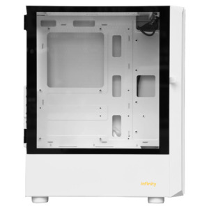 Infinity Hue White H3 Infinity Hue - White - ATX Gaming Chassis