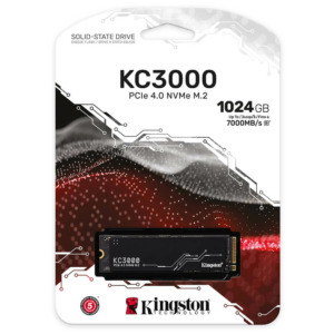 Kingston KC3000 1TB – PCIe 4.0×4 NVMe SSD