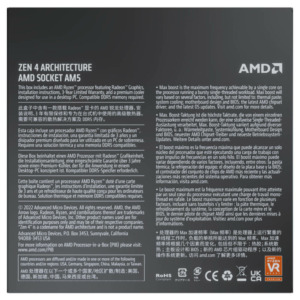 AMD Ryzen 5 7000 non X H6 AMD Ryzen™ 5 7600 6C/12T Upto 5.1Ghz (Kèm Fan Wraith Stealth)