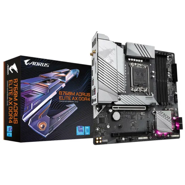 Gigabyte B760M AORUS ELITE AX DDR4 (rev. 1.0) - Socket 1700