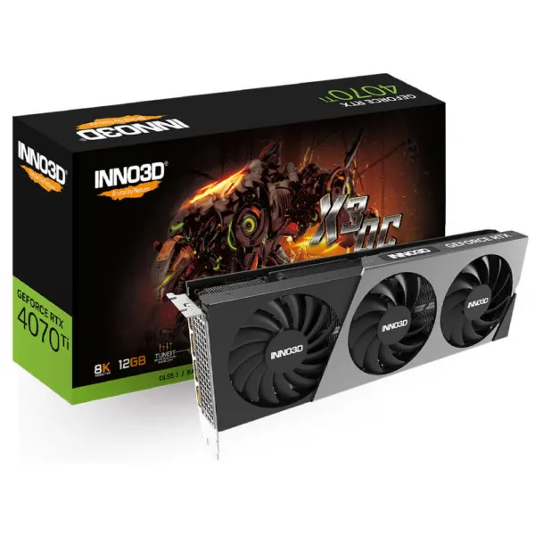 INNO3D GEFORCE RTX™ 4070Ti X3 OC - 12GB GDDR6X