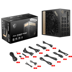 MSI MEG Ai1300P PCIE5 H5 MSI MEG Ai1300P PCIE5 - 1300W 80 PLUS Platinum - Fully Modular - Support PCIe Gen 5.0 Graphics Card