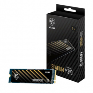 SSD MSI SPATIUM M390 NVMe M.2 1TB H4 MSI SPATIUM M390 1TB - NVMe PCie Gen 3.0 x4 M.2 SSD